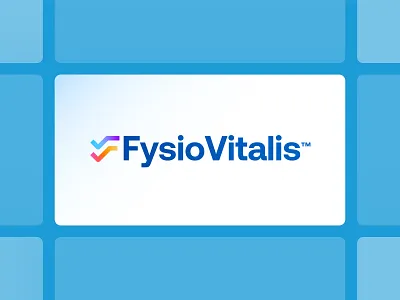 FysioVitalis - Logo Design branding check checkmark creative logo f fit flow freelance logo fysio health human jeroen van eerden logo medic modern logo monogram physics recover vital vitalis