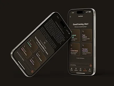 Decondition 2026 ai ai assisted app app design bible book brown christian clean design ios ios app ios design product design reading spirituality ui ui design user interface ux