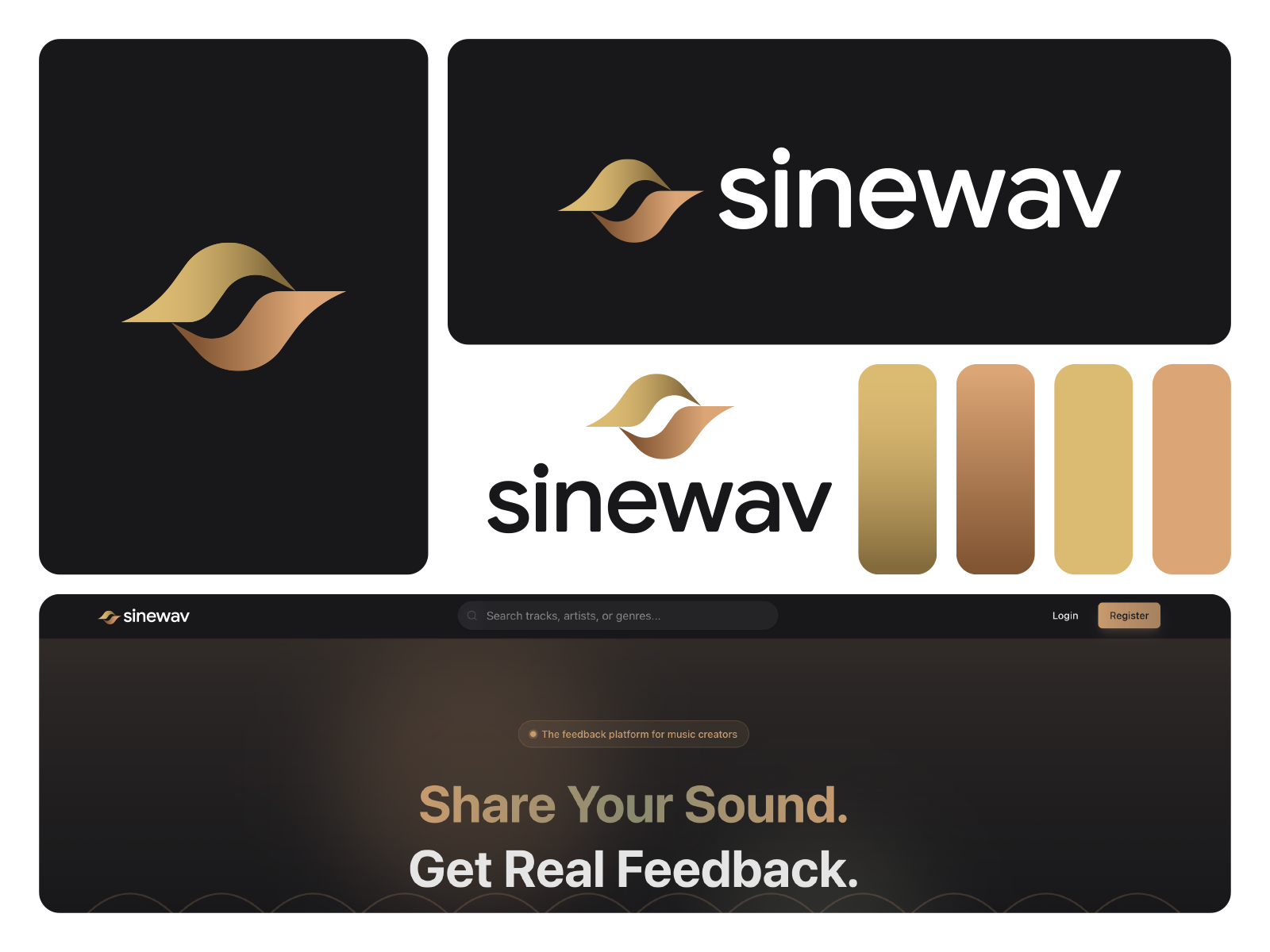 Example of Visual Identity.Branding (3 Logo Option)