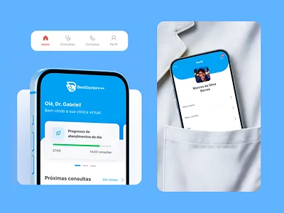 BestDoctors - App design app design booking calendar doctor app health app healthcare healthtech management medical mobile app patient payment scheduling telemedicine ui ux