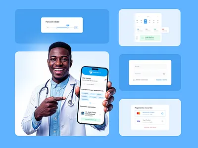 BestDoctors - App design app design booking calendar doctor app health app healthcare healthtech management medical mobile app patient payment scheduling telemedicine ui ux