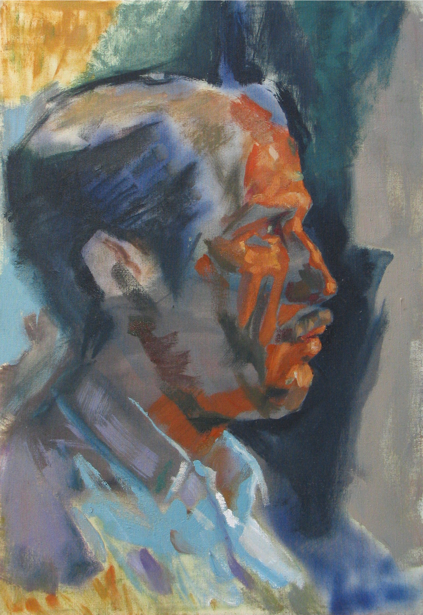 Vibrant Color & Light Study expressionism figurative fineart impressionism oilpainting portrait