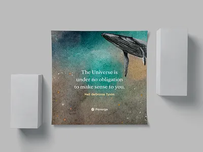 The Universe - Poster design designer graphic graphic design physics post post design poster poster design quote science science poster social media