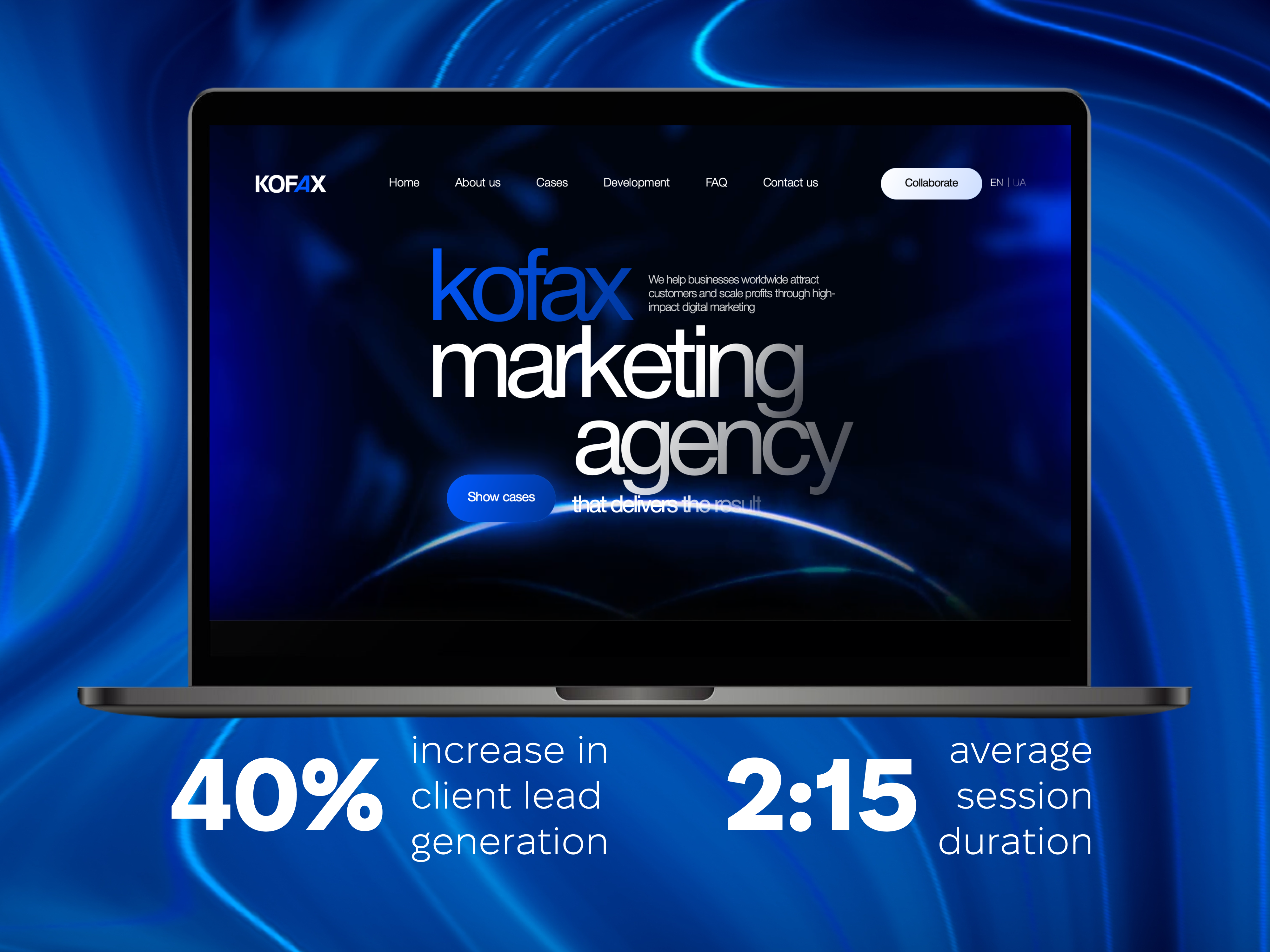 UI / UX Website Design for a Marketing Agency design ui ux uxui web design webflow webflow website