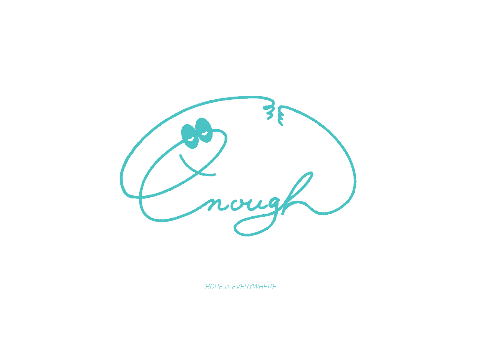 enough artwork design graphic graphic design illustration procreate typography