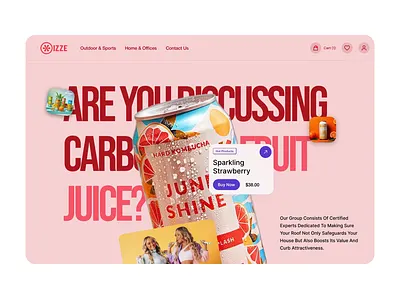 Soft Drink FMCG Brand Website Design beverage ui ux checkout ux beverage designed by vegas web drink brand landing page drink brand visual ui drink ecommerce ux ecommerce for drinks flavor picker ui fmcg branding site mobile ui soda brand product page design responsive drink site shopify soda site soda brand ux ui soda packaging website soda website design soft drink seo design soft drink web design usa beverage web agency woocommerce drink store