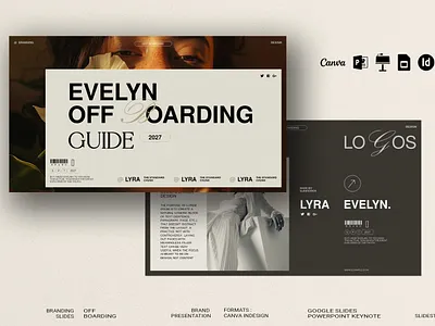 Off-Boarding Template brand designer brand guide brand strategy brief considered estimate fashion feminine indesign intentional invoice logo modern offboarding pitch presentation proposal sign off style template