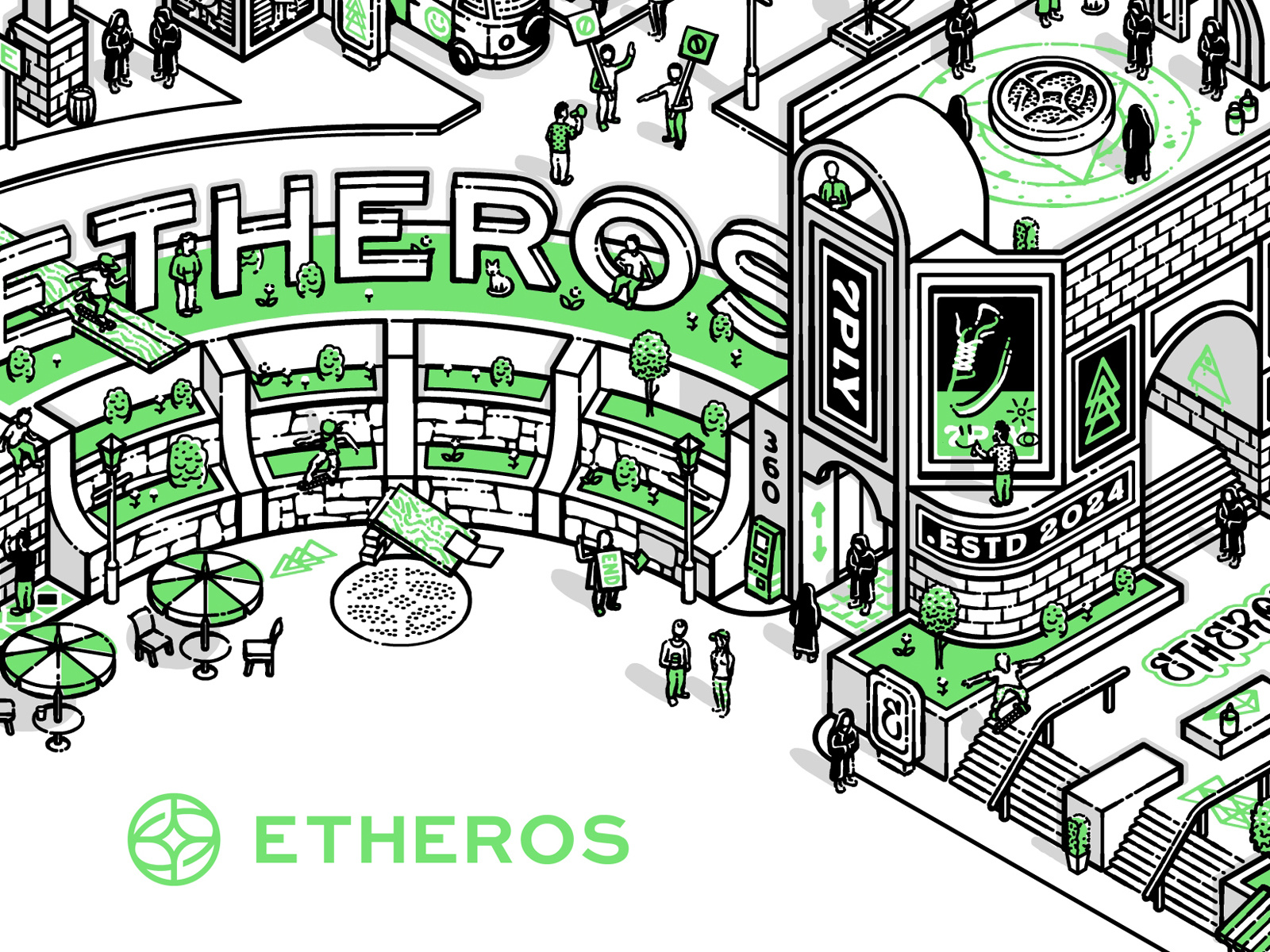 Example of City Illustration