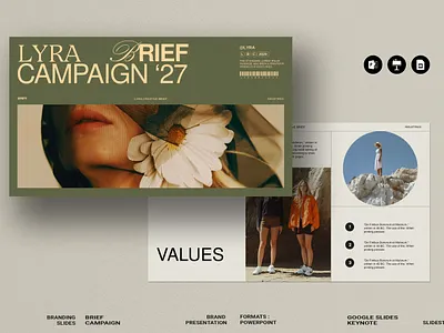 Lyra | Creative Brief bauhaus brand brand guide brand strategy brief collective considered creative presentation direction evelyn freyja studio haus intentional lyra pitch deck pitch pack proposal style stylish type layout