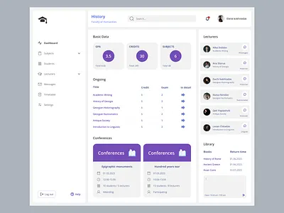Dashboard dashboard desktop design learning learning flatform learning platform dashboard studying ui ui ux university ux