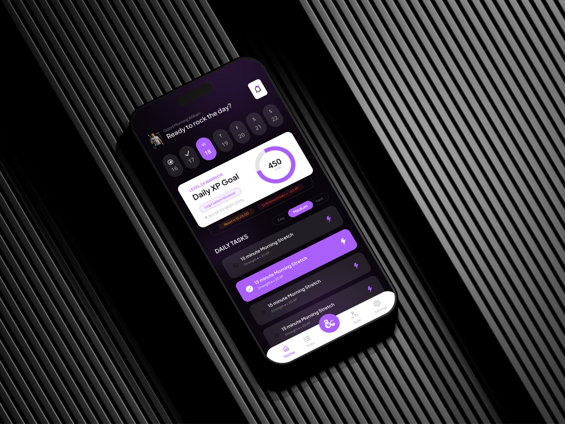 Isekai Quest - Iseka– Gamified Fitness & Habit Tracker App UI android app app design dark mode dashboard ui dribbble figma fitness app gamification graphic design habit tracker health app ios app logo mobile app mobile ui motion graphics productivity app task management ui ui ux