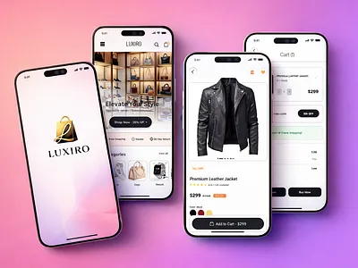 Fashion E-commerce Mobile App mobile app shopping app ui ux