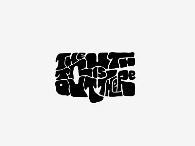 QE - The Truth Is Out There clientwork custom lettering design hand drawn handlettering illustration itsjerryokolo letters logo logotype mind mystery procreate question truth typography xfiles