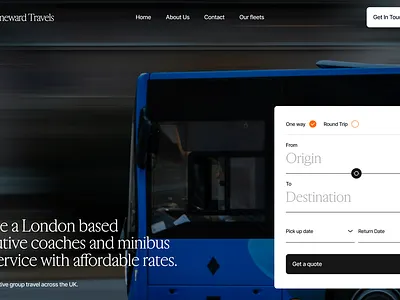 Hero Shot for a travel agency branding design graphic design ui ux web web design web development webflow
