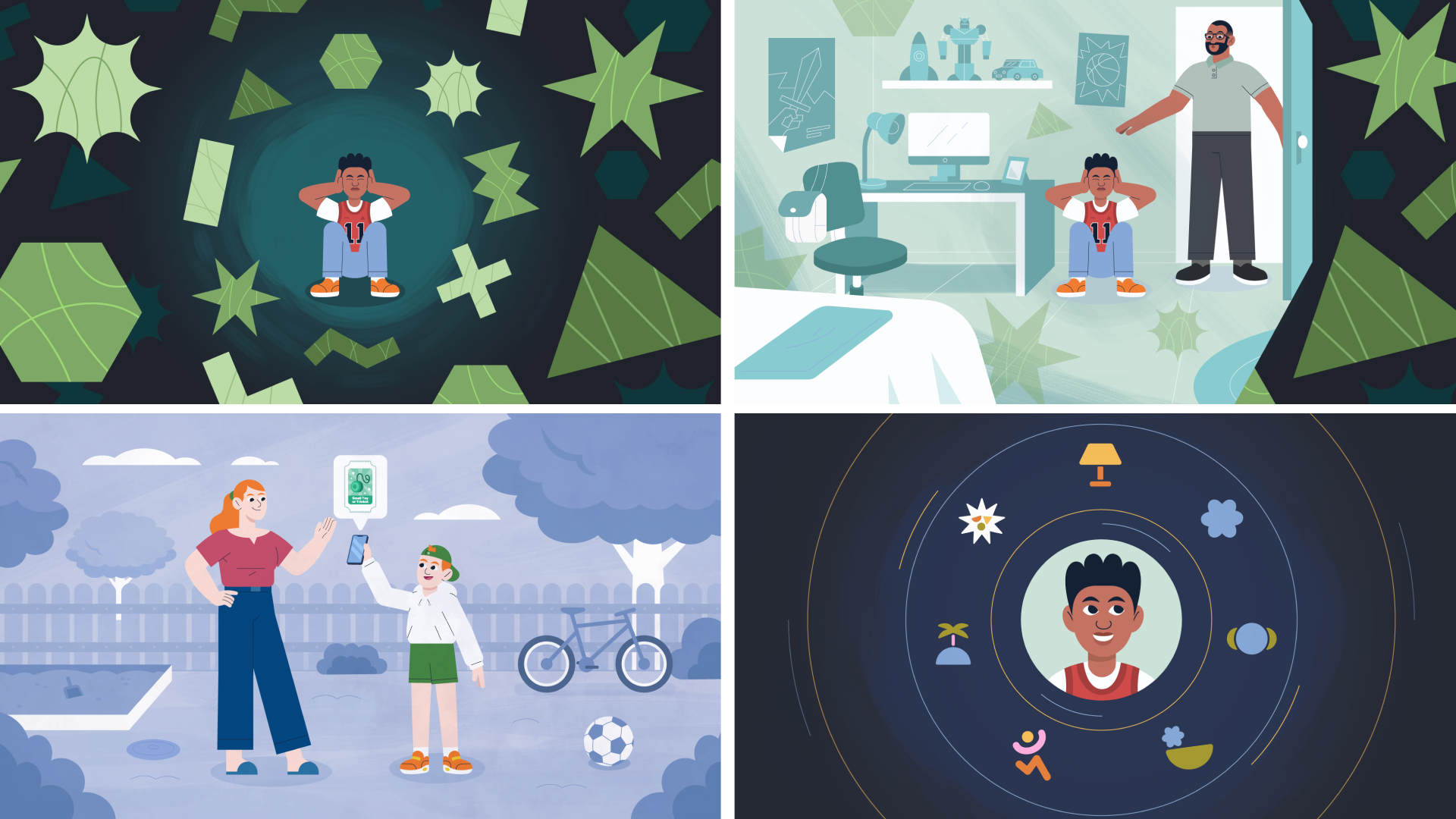 Sensory ToolBox - Regulation App animation app branding character design emotion graphic design icon illustartion logo motion graphics sensory ui