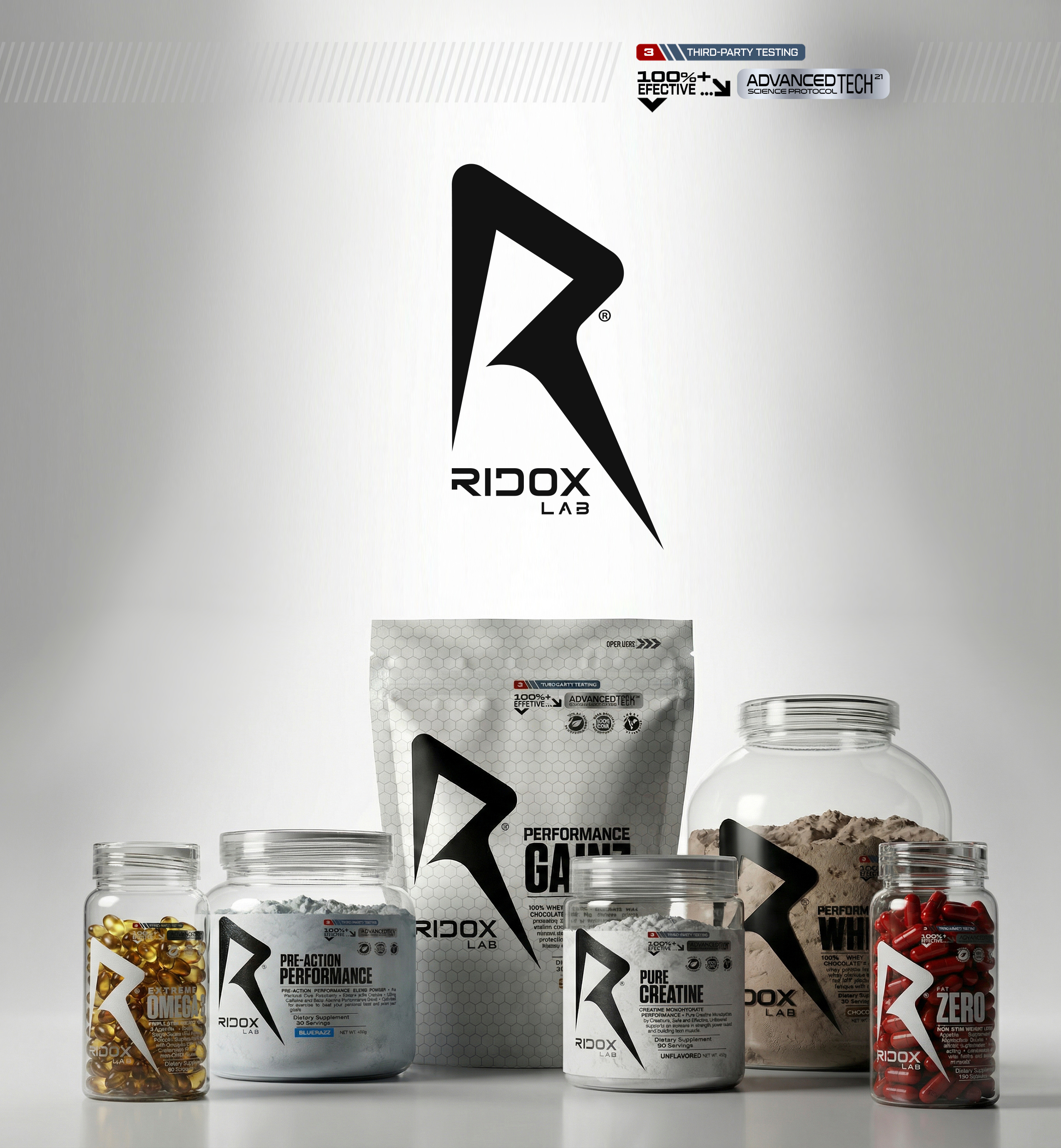 Sport Supplements Branding 3d 3dimages arquimediastudios branding design ident label packaging sports supplements
