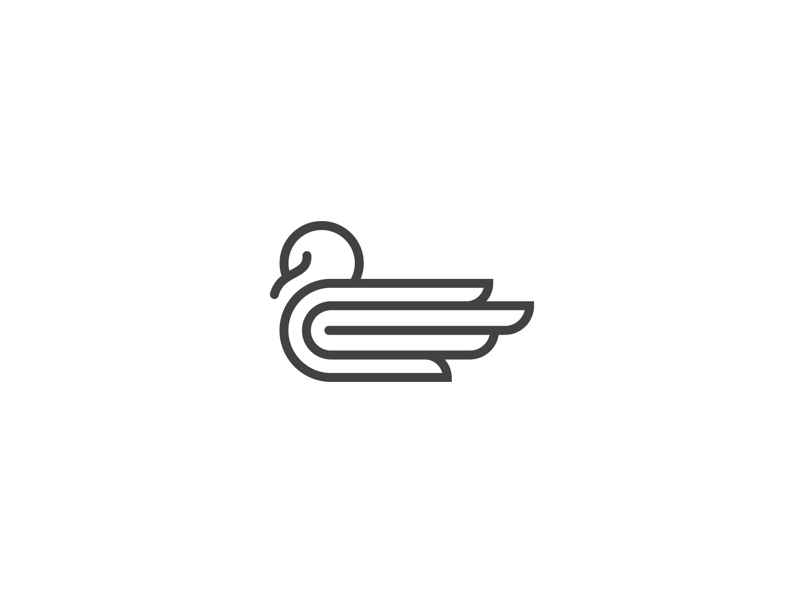 Modern duck logo, duck logo by mSpartan on Dribbble