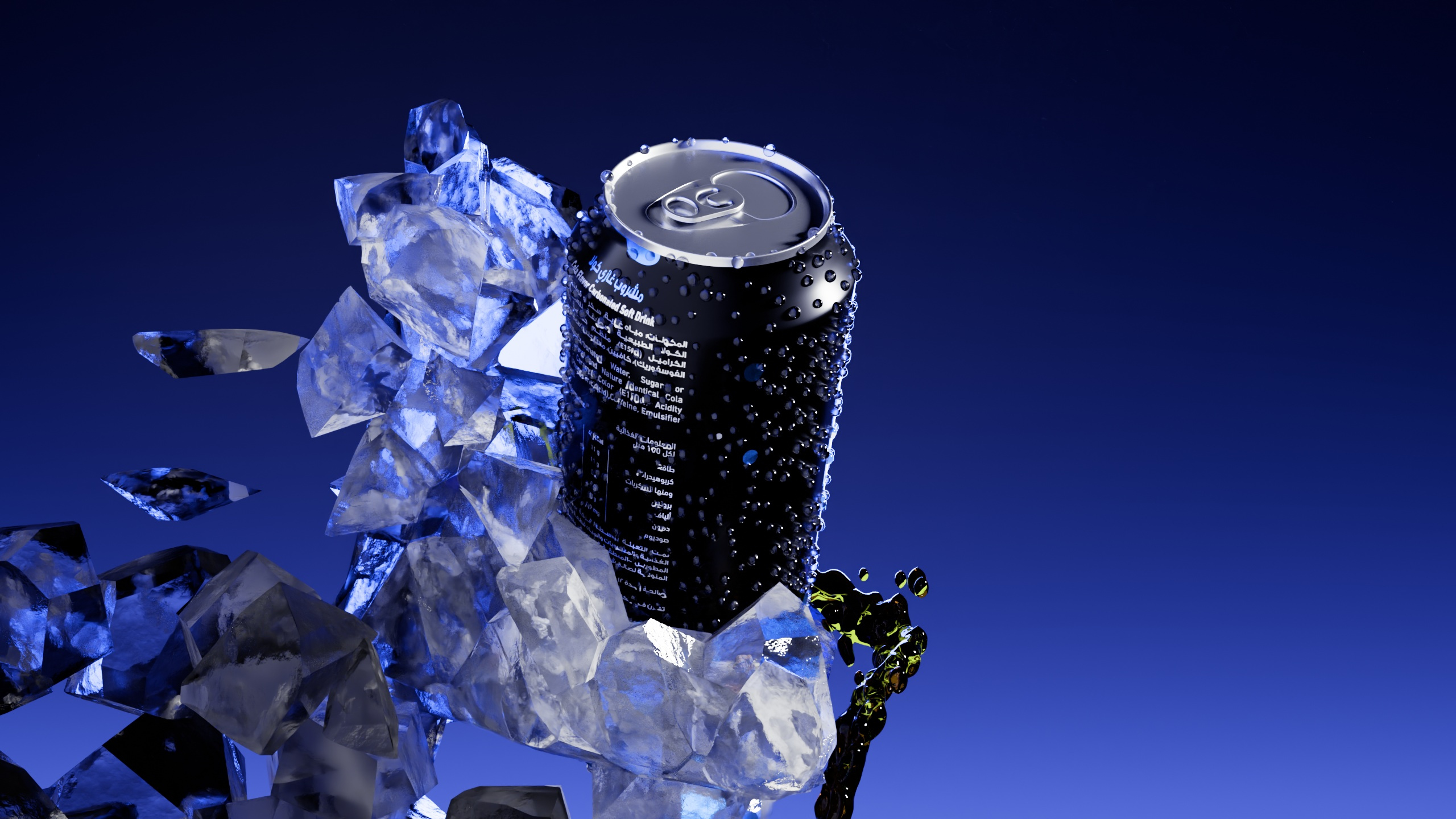 MAXI Soda | Defining the Peak of Refreshment 3d animation blender motion graphics no ai noai product