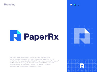 PaperRx Logo | Logo Design | Logo Identity identity logo logo design