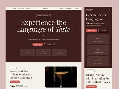 Restaurant Website Design conversion focused digital dining experience dining food delivery food delivery website food tech landing page modern restaurant ui online ordering product design restaurant branding restaurant homepage restaurant landing page restaurant website restaurant website design smooth checkout uiux user friendly design website design