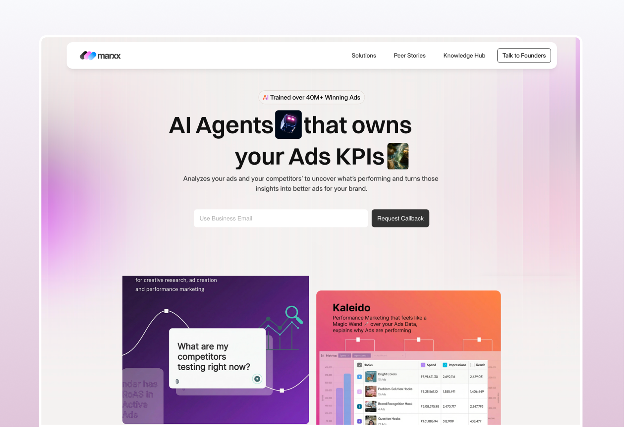 Example of Website Design + Development 