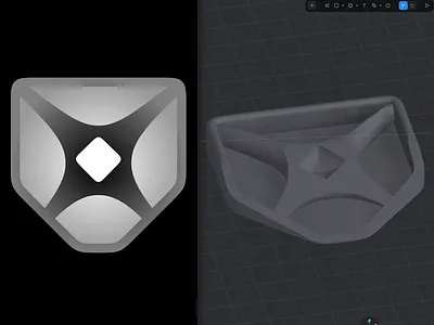 Home Plate Deals Logo Refinement Work-in-Progress v6 2d 3d behind the scenes dark mode figma gradient graphic design progress spline work in progress