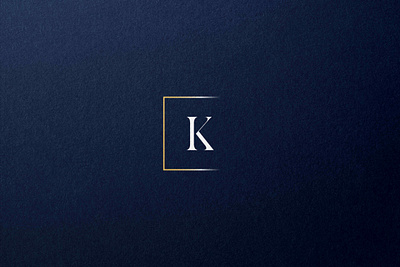 Luxury Real Estate Agent Letter K Logo Design for Kristy Naddel branding creative design elegant gold letter k letter k logo logo luxury minimalist professional real estate logo design services timeless
