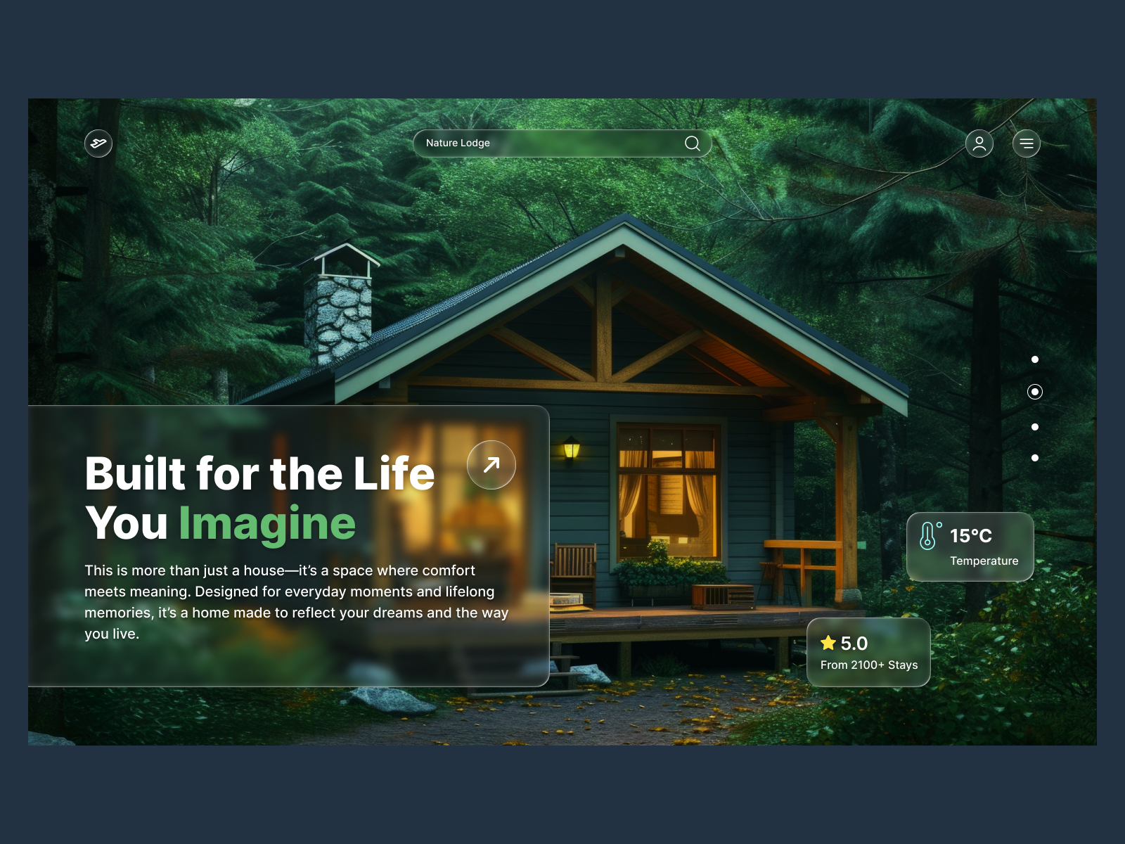 Example of Single Page Design   Landing Page Design