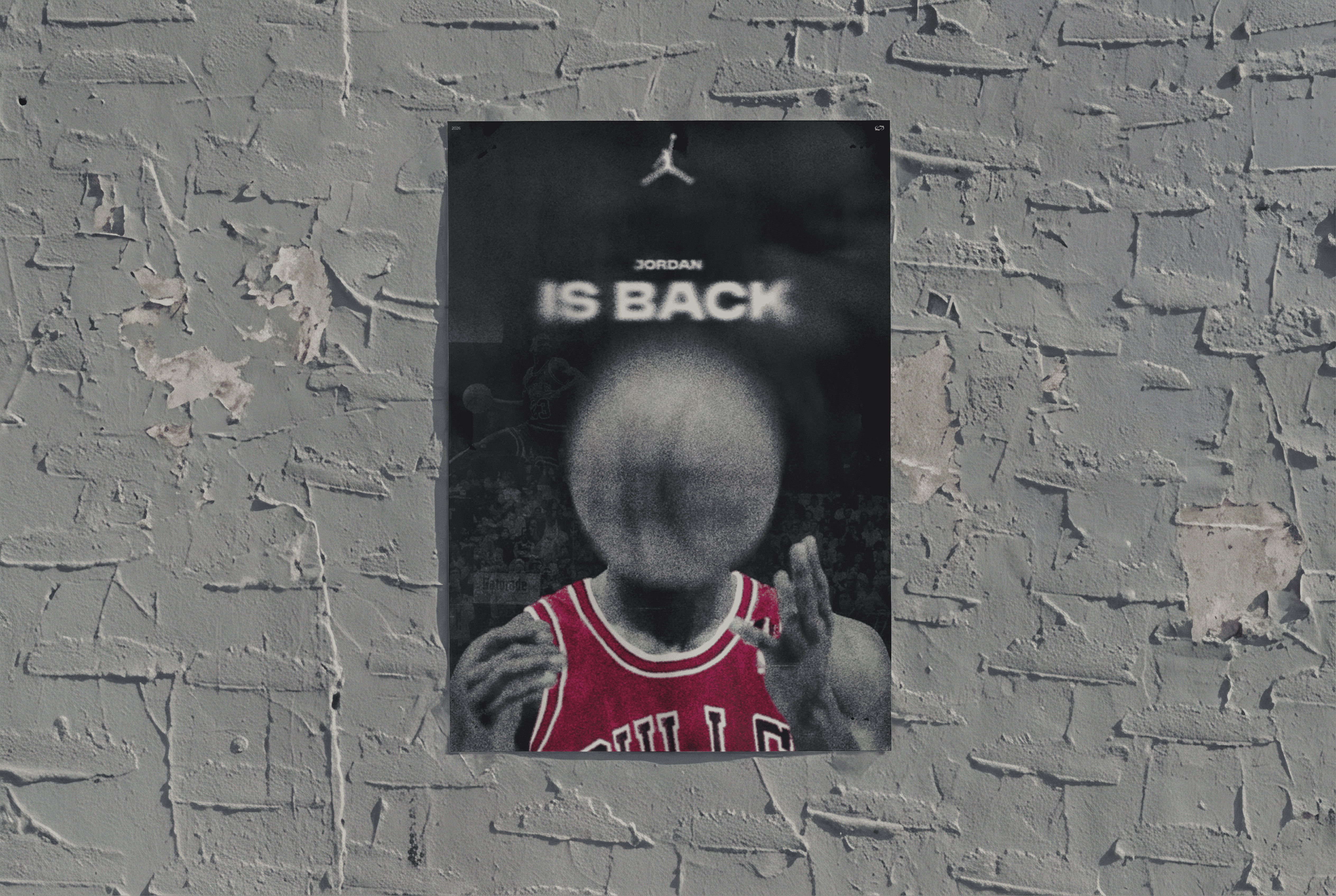 Poster Jordan 2025 3d basketball branding creative design effect graphic design graphics logo motion graphics photoshop poster sport