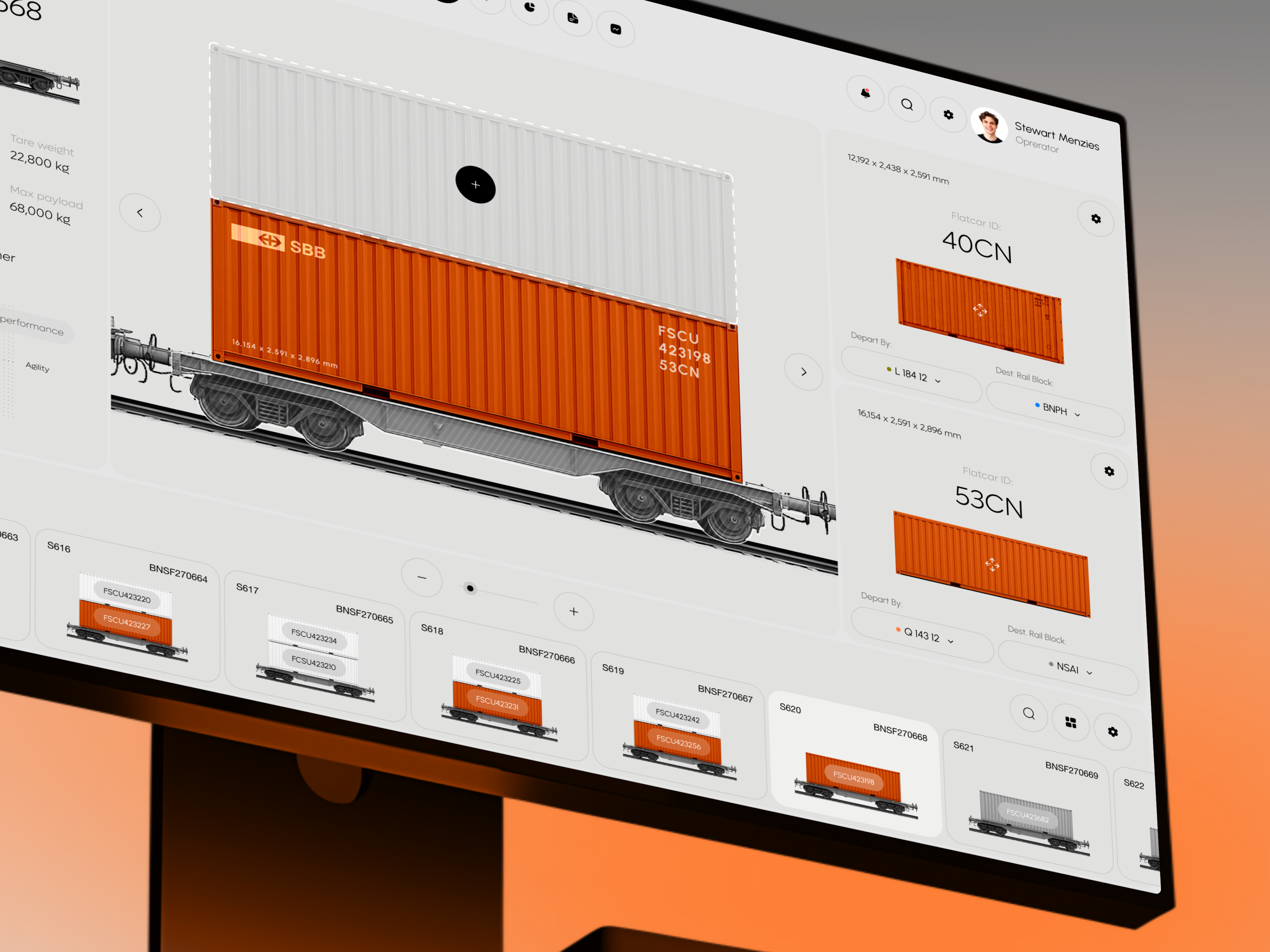 SBB Logisctics – Truck Management Dashboard admin ai analytics app crm dashboard design infographic interface logistics mobile saas software tms tracking ui ui design ux ux design web app