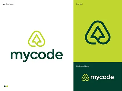 Mycode Unused Logo Design arrow branding business code collaboration leadership logo logodesign logodesigner management mark modern mycode saas software startup branding symbol tech triangle