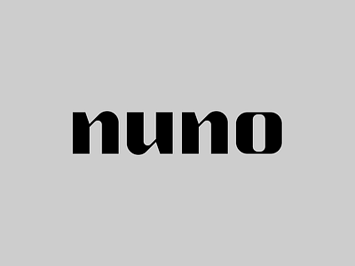 Nuno brand branding bruno silva brunosilva.design design graphic design logo logo design logo designer logotipo logotype marca nuno nuno logo nuno logotype portugal typography vector