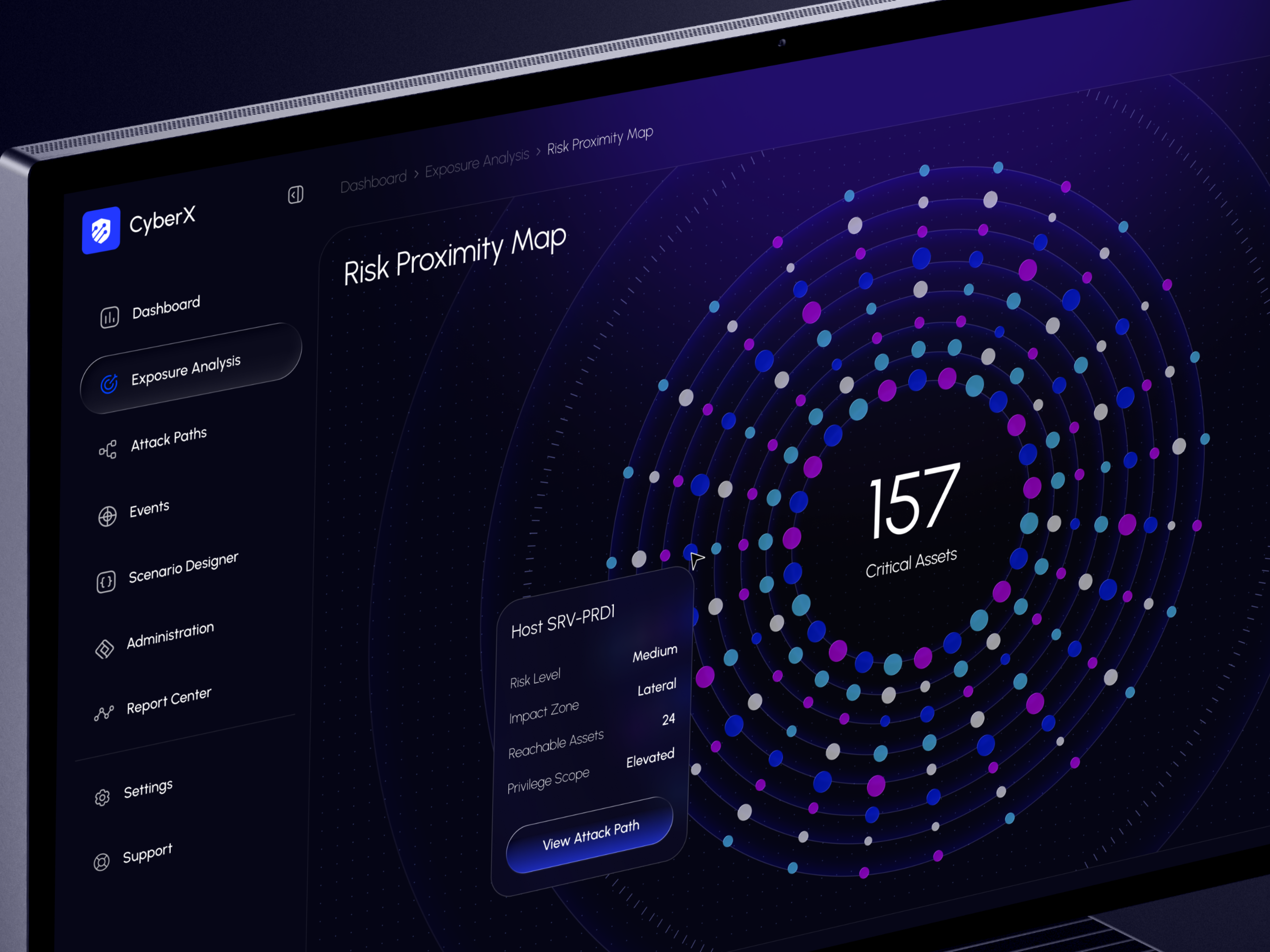Cyber Dashboard - Risk Proximity Map UI/UX Design by AmazingUI chart cyber cyber security cybersecurity dashboard data data visual data visualization desktop desktop ui graphs premium design product design saas saas ui startup ui ux web app webapp
