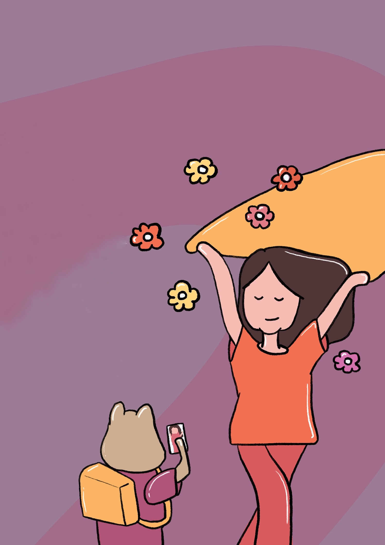 Selfie time art character design cute drawing favourite graphic design illustration photoshoot pose selfie solid vector