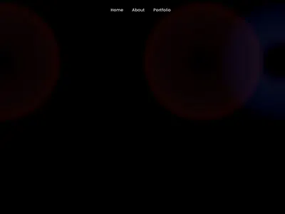 New Portfolio Live! animation app dark graphic design hero homepage portfolio saas ui ux webpage website