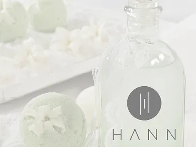 Hann Logo Design beauty brand brand guidelines brand identity branding cosmetic design graphic design health icon illustration initial letter h logo luxury modern monogram rustic skin care vector