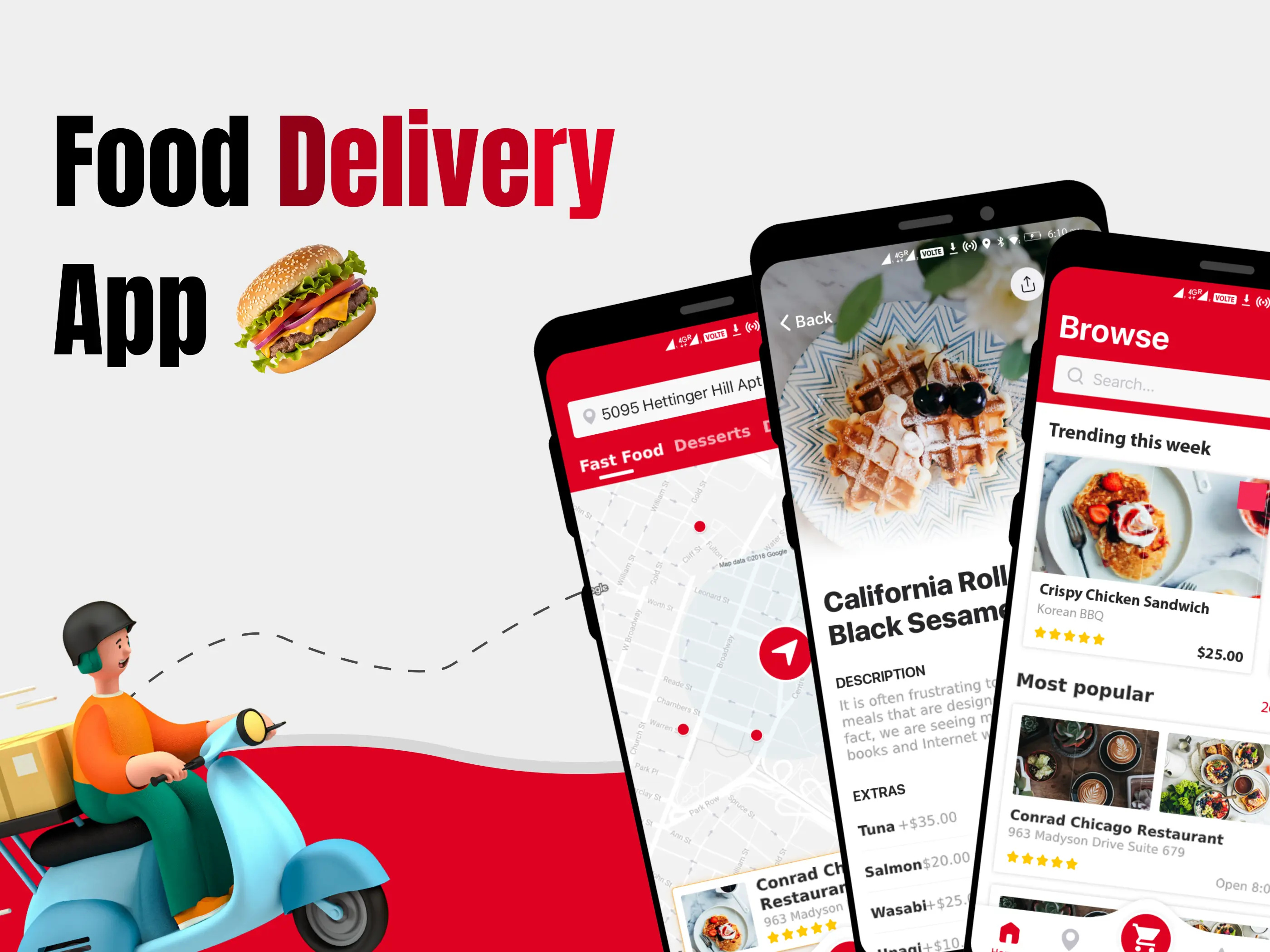 Example of Food Delivery App Development
