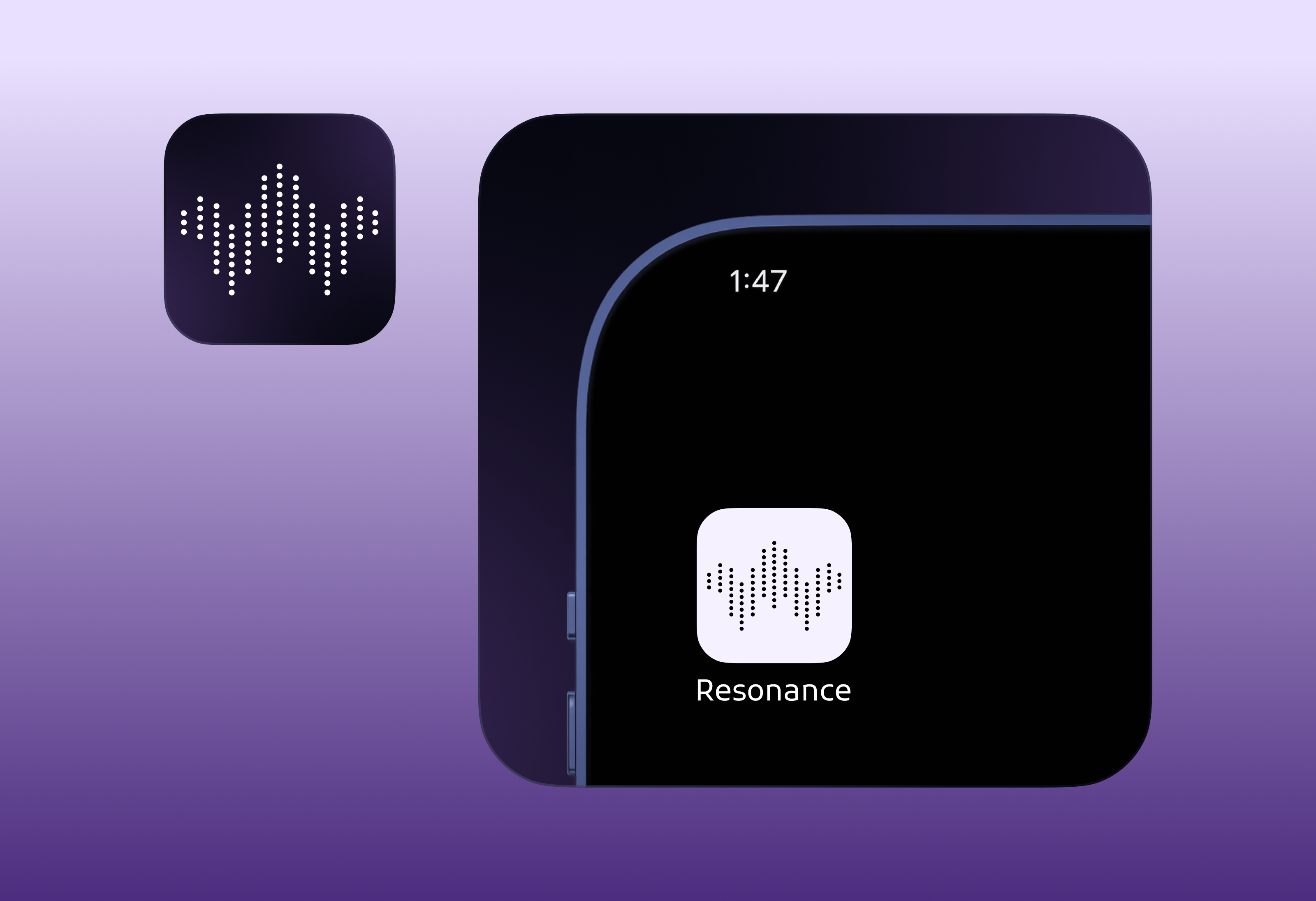 Logo for a Resonance - AI Learning Platform branding dashboard edtech graphic design logo platform ui