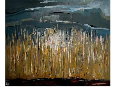 Léto...., akryl na plátně, 120 x 100 cm, 2026