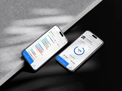 Time tracking app animation animation after effects branding dashboard design illustration mobile motion graphics responsive time tracking ui ui design uxui design web app