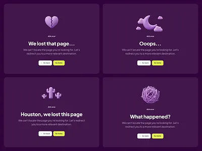 404 pages clay illustrations 404 404 page broken heart broken link cactus clay clay collection clay icon clay icons claymorphism cloud empty empty state error page error state illustration missing missing page moon redirect