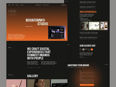 Corporate Website Design for a Tech Agency agency website b2b website corporate website modern website popular service page software development ui design ui ux web design web design inspiration web interface design web ui