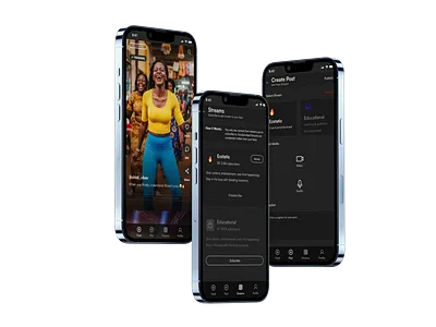 Happenings Mobile App ui