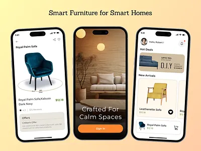 Homely - Furniture App design figma minimal ui ui design uiux ux
