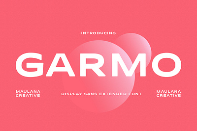 Garmo Sans Serif Display Font branding font fonts graphic design maulana creative sans font sans serif