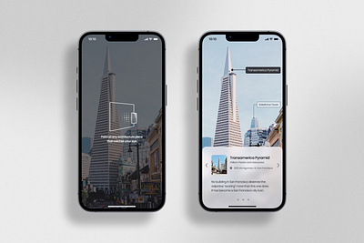 AR City Architecture Guide app ar architecture augmented reality design tour guide ui ux