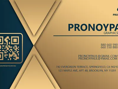 Modern Professional Business Card Layout