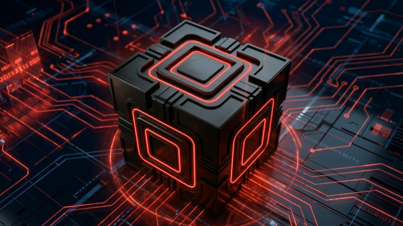 New Work: Sølvquist Hybrid Logo Reveal 3d ai animation branding circuit cube cybercube logo reveal motion graphics technology