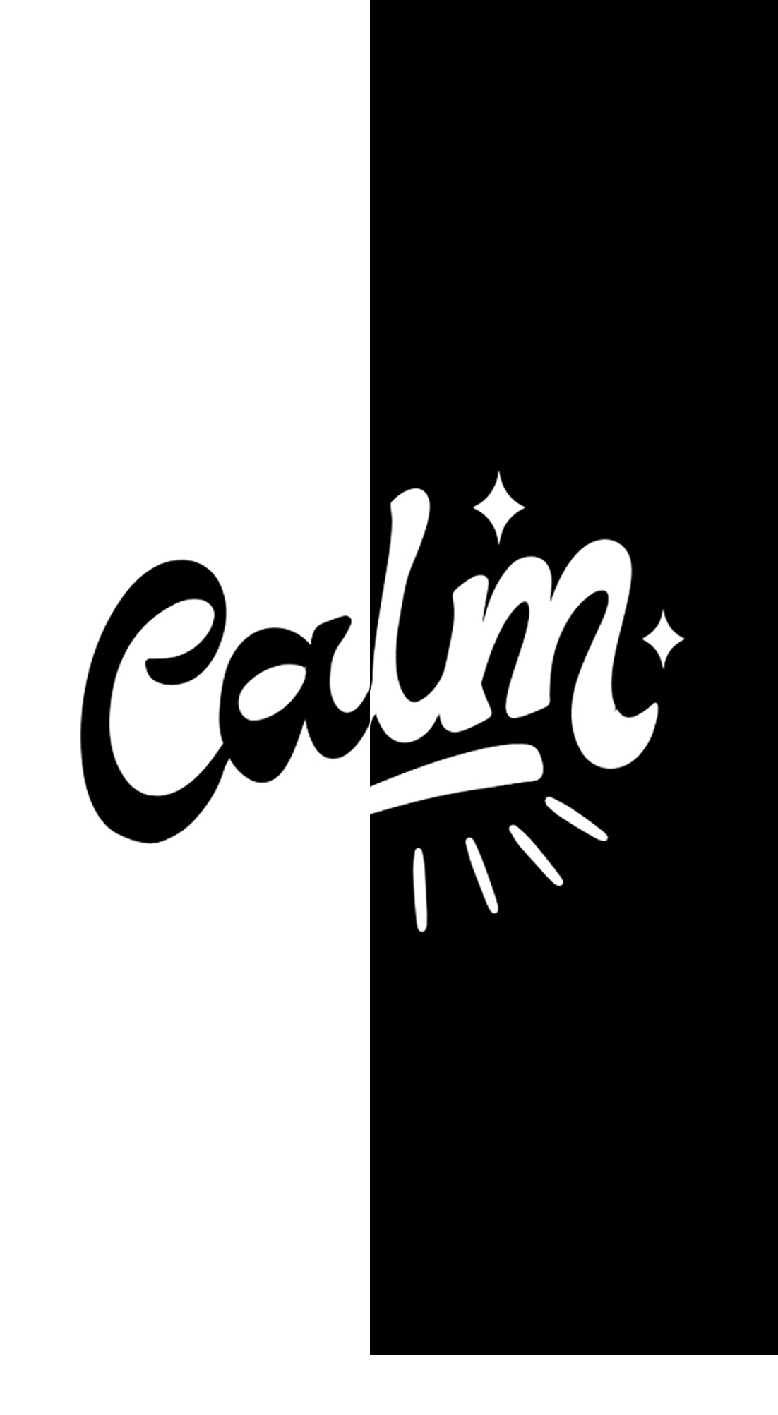 Calm Begins Here animation bgmdn blackandwhite illustration logo minimalmotion motion graphics