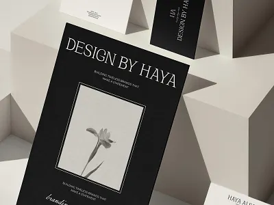 Design by Haya Identity branding business card corporate design download identity logo mockup mockups paper premium psd sunlight template typography